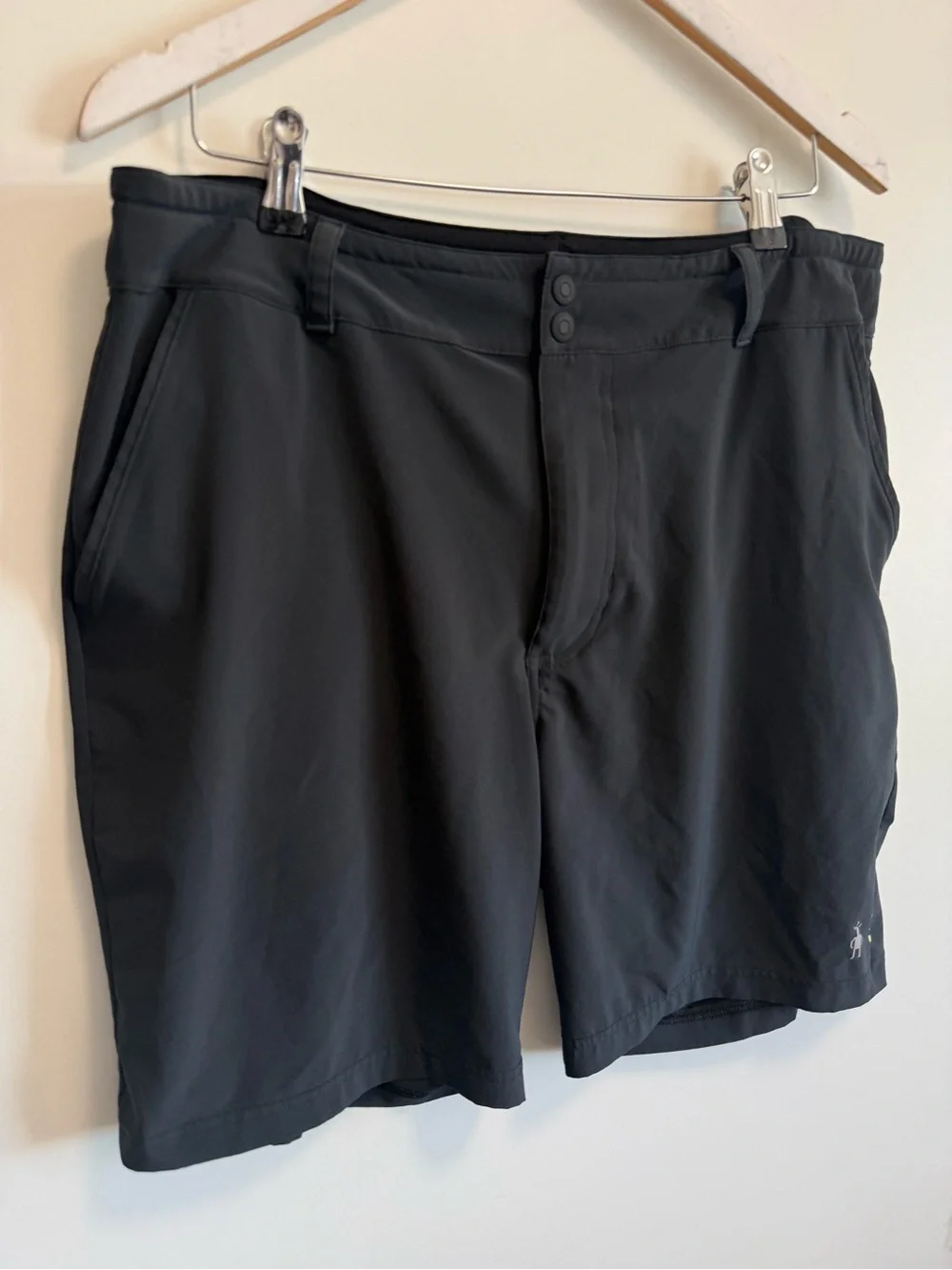 SMARTWOOL Merino Sport Black 8” Shorts Men’s Size Large
